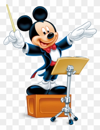 Members Of The Royal Ram Symphonic Band Invite You - Mickey Mouse Conductor Clipart