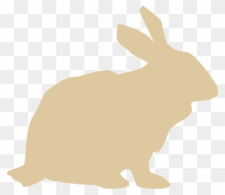 Rabbit Icon Cream - Domestic Rabbit Clipart
