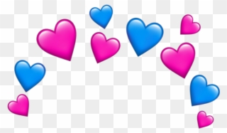 Hashtag Sticker - Heart Emoji Crown Clipart