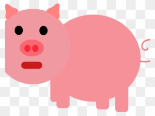 Five Clipart Sideways - Pig Clip Art - Png Download (#3250574) - PinClipart
