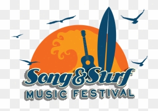 Songandsurf 2016 Logo 02 Nobg Song And Surf Music Festival - Graphic Design Clipart