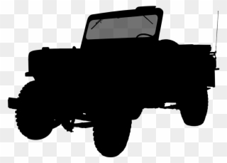 Jeep Silhouette - Off-road Vehicle Clipart