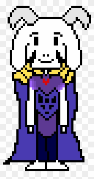 Undertale Asriel Grown Up Sprite - Illustration Clipart