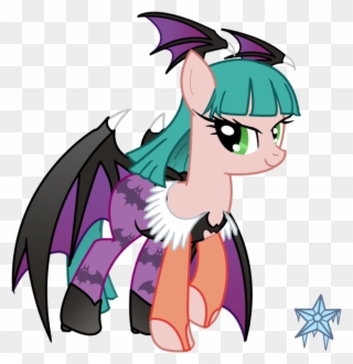 Shiver-star, Darkstalkers, Morrigan Aensland, Ponified, - My Little Pony Morrigan Clipart