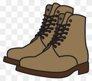 Vector Library Animation Drawing Shoe Men S Warm Brown - Bota Desenho Png Clipart