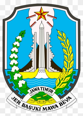 Coat Of Arms Of East Java - Lambang Jawa Timur Clipart