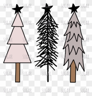 Christmas Tree Rustic Png Clipart