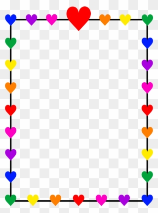 Borders And Frames Clip Art - Okul Öncesi Ilk Gün El Izim - Png Download