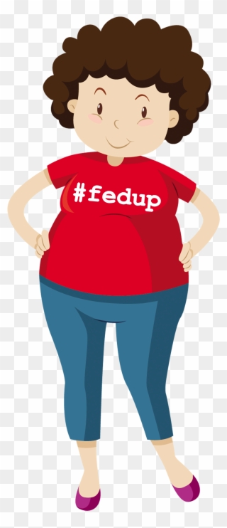 #fedup #womanoftheday #internationalwomensday #womensday - Fat Adjective Clipart