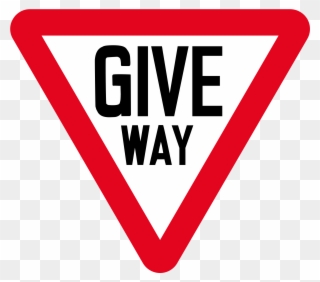 Road Sign Give Way Clipart