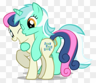 Derpy Hooves Pony Bonbon Mammal Vertebrate Horse Like - Mlp Bon Bon Lyra Clipart