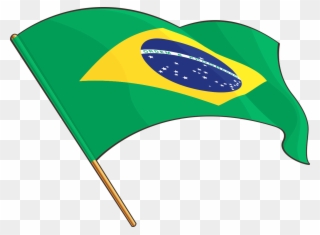 1378 X 1015 4 0 - Brazil Flag Drawing Clipart