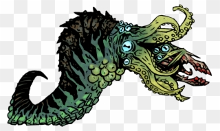 Large Carrion Eater - Darkest Dungeon Worm Clipart