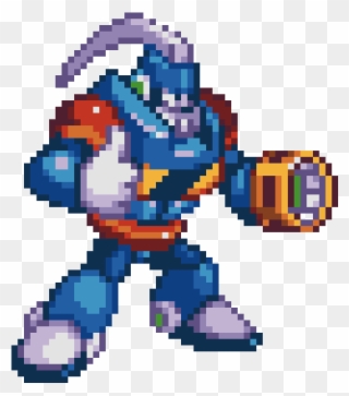 Grenade Man Sprite - Mega Man Grenade Man Clipart