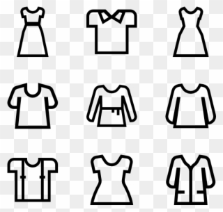 Linear Clothes - Contest Line Icon Clipart