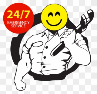 24/7 Plumbing Services - 24 7 Emergency Plumber Clipart