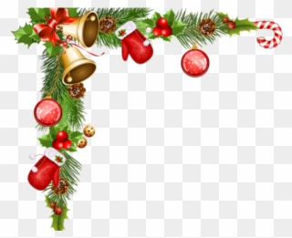 Christmas Ornaments Clipart Picture Frame - Transparent Christmas Border Clipart - Png Download