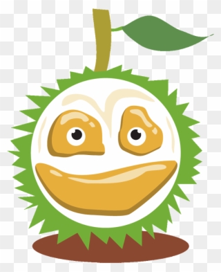 Durian Clipart Happy - Animasi Durian Png Transparent Png