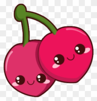 Cherry Clipart Cute - Cherries Kawaii - Png Download