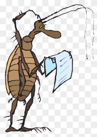 Vector - Insect Reading Clipart