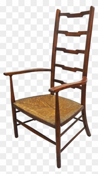 Ladder Back Chair Free Transparent Image Hd - Chair Clipart