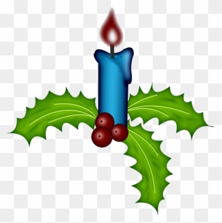 Christmas Candle Holly Freetoedit - Torque Parts Clipart