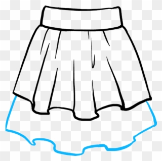 How To Draw Skirt - Miniskirt Clipart