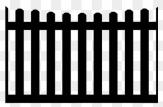 Fence Clipart Vintage - Picket Fence - Png Download
