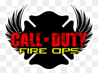 Call Of Duty Fire Ops Sticker - Call Of Duty Firefighter Clipart