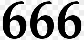 666 Transparent - 666 Png Clipart