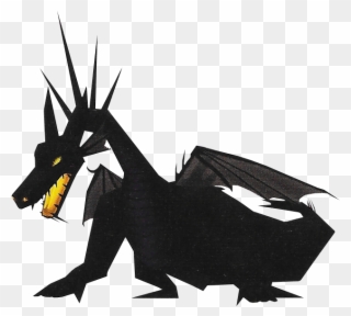 Maleficent Dragon - - Origami Clipart