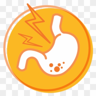 Heartburn, Gastric Problems & Peptic Ulcers - Stomach Ulcer Icon Png Clipart