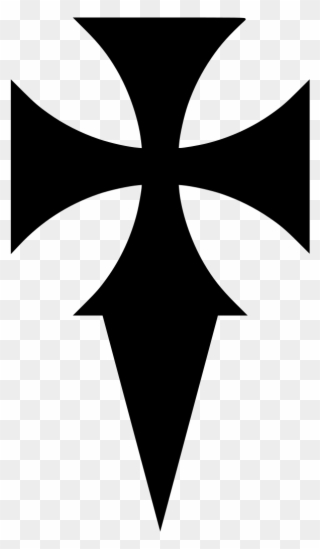 Crosspattéefitchée - Cross Pattée - Wikipedia - Knights Templar Clipart