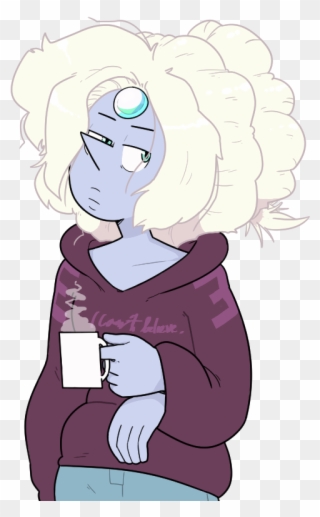Opal With A Messy - Steven Universe Opal In Hoodie Clipart
