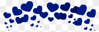 Crown Image - Blue Hearts Tumblr Png Clipart