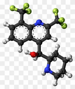 -mefloquine Molecule Ball - Guaiacol Molecule Clipart