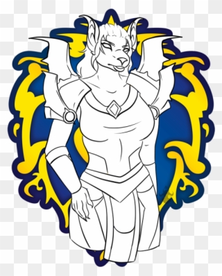 Xima The Death Knight Worgen - Wow Alliance Logo Png Clipart