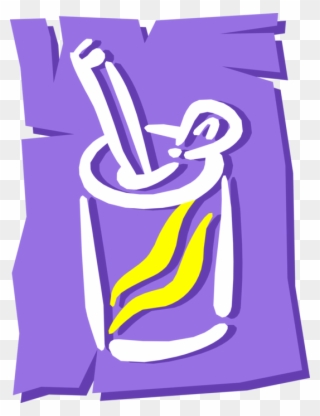 Vector Illustration Of Soda Pop Soft Drink Refreshment Clipart