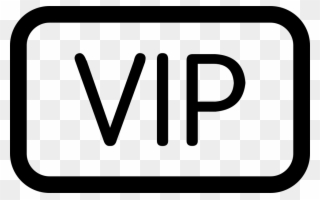 Vip Comments - Icon White Vip Png Clipart