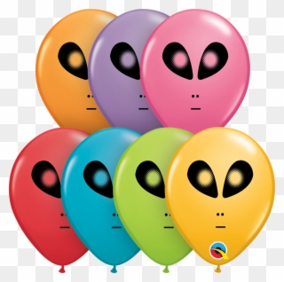 5" Festive Alien Assortment Balloons All American Balloons - Balloon Clipart
