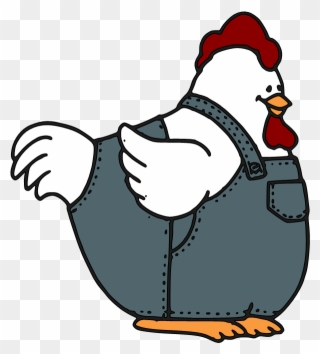 Does Mtc Make My Butt Look Big - Fat Rooster Clip Art - Png Download