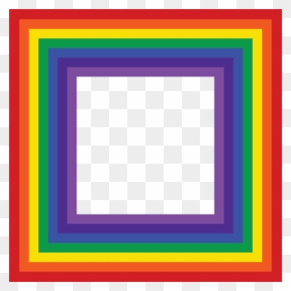 Rainbow Frame Clip Art Border - Rainbow Border Clip Art - Png Download