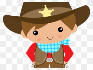 Monster Waves Clipart Cowgirl - Cowgirl Hat Cartoon - Png Download