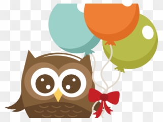 Owl Clipart Cheerleader - Transparent Birthday Owl Clipart - Png Download