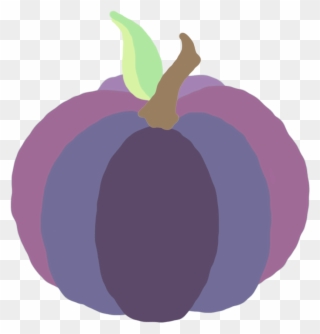 Free Halloween, Fall, Autumn, And Thanksgiving Themed - Eggplant Clipart