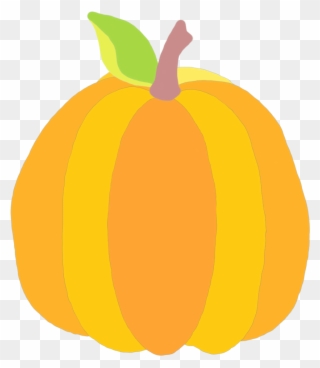 Free Halloween Autumn Fall Thanksgiving Themed Clip - Pumpkin - Png Download