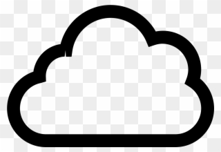 This Is A Very Simple Icon That Looks Just Like A Cloud - Icone Cloud Clipart