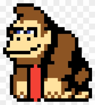 Donkey Kong No - Donkey Kong Country Pixel Clipart