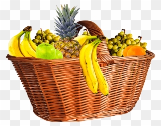 Fruits Background Transparent & Png Clipart Free Download - Fruit Basket Transparent Background