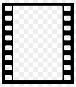 Pin Clapper Board Clip Art - Film Strip Border - Png Download